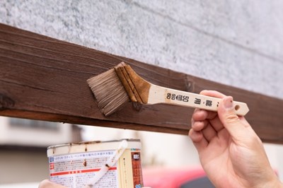 ウッドデッキの塗装画像2