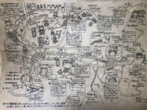同川温泉観光マップ