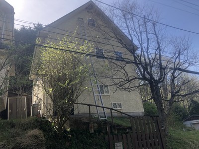 アルペン屋根の別荘