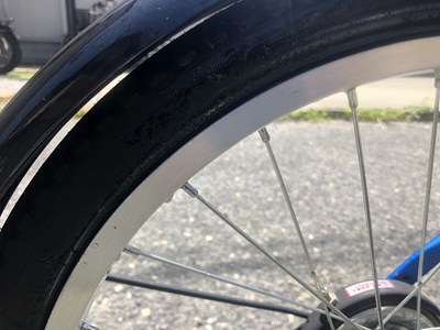 ホイールの巣(駆除後)