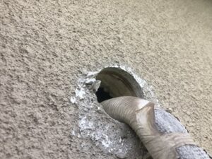 ドロバチの出入り口