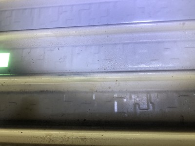巣跡を清掃し、忌避剤を散布